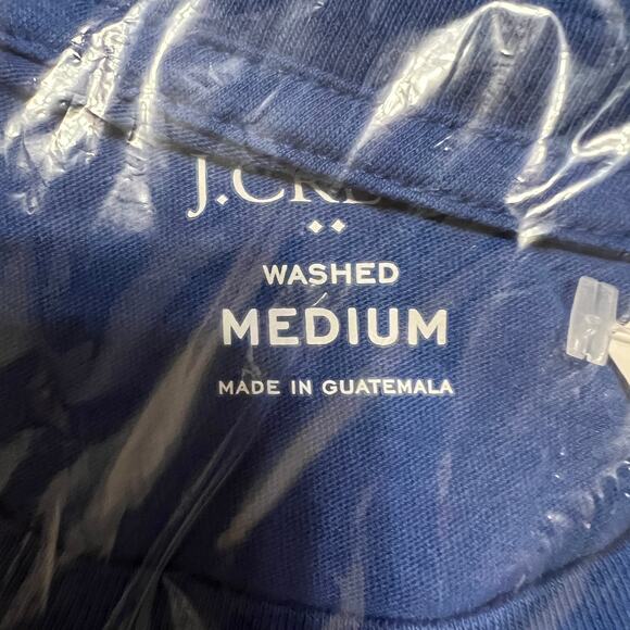 NWT J. Crew Men's Oxbow Blue Long-Sleeve Jersey Tee - Picture 3 of 10